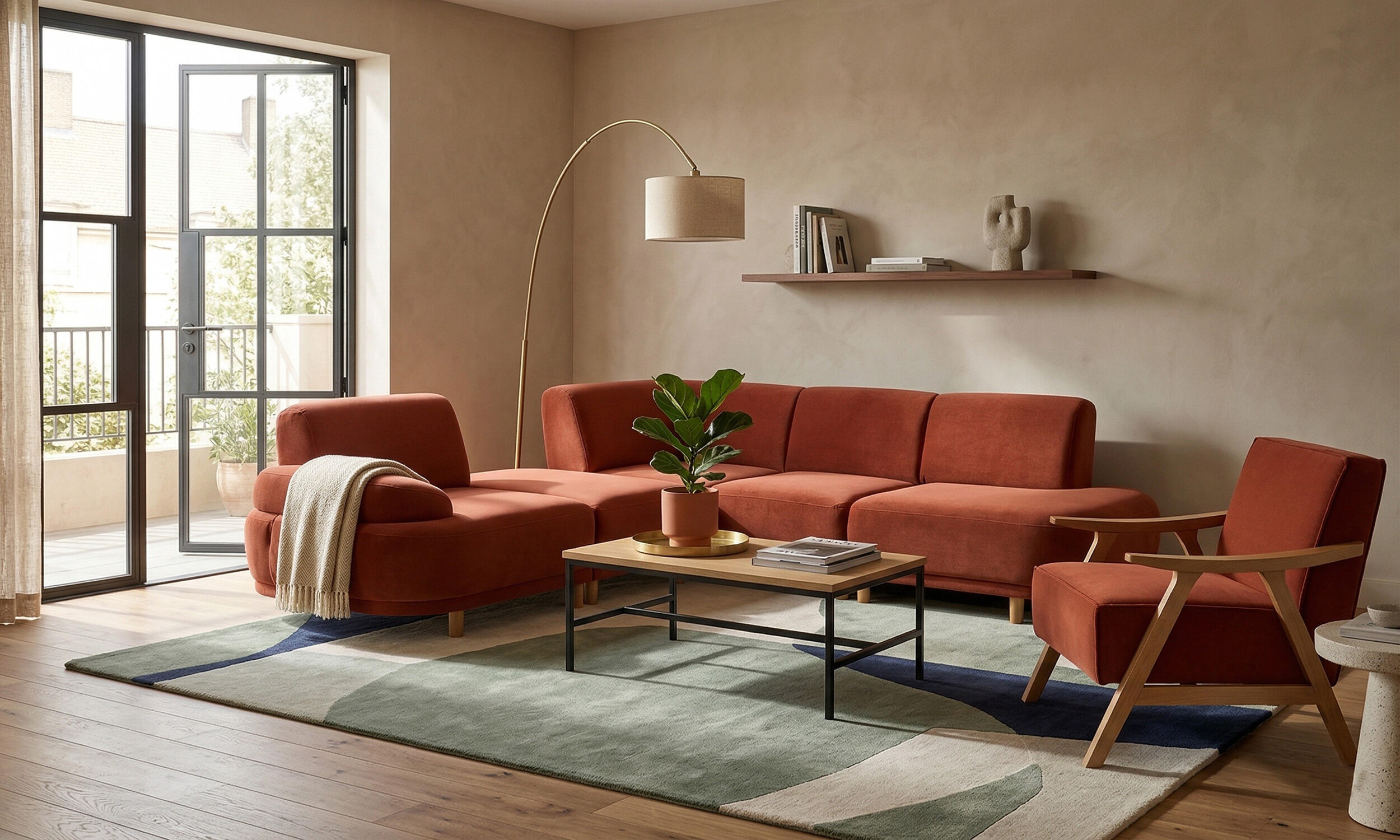 Sora Köşe Koltuk ve Mono Berjer Takım 6