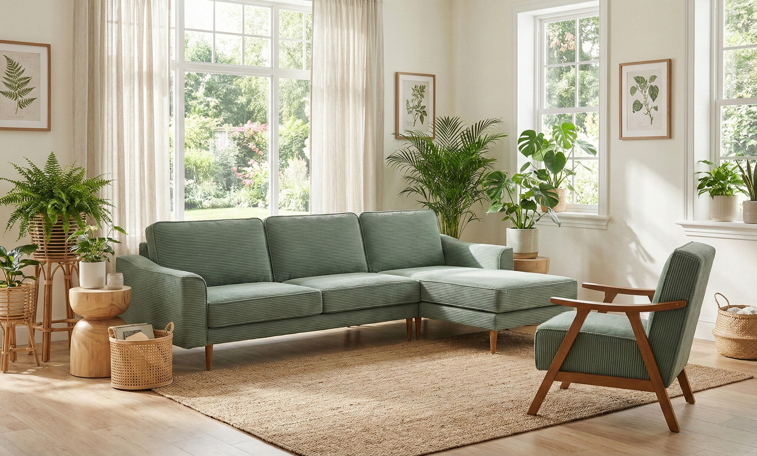 Lotus Üçlü Uzanmalı ve Mono Berjer Takım