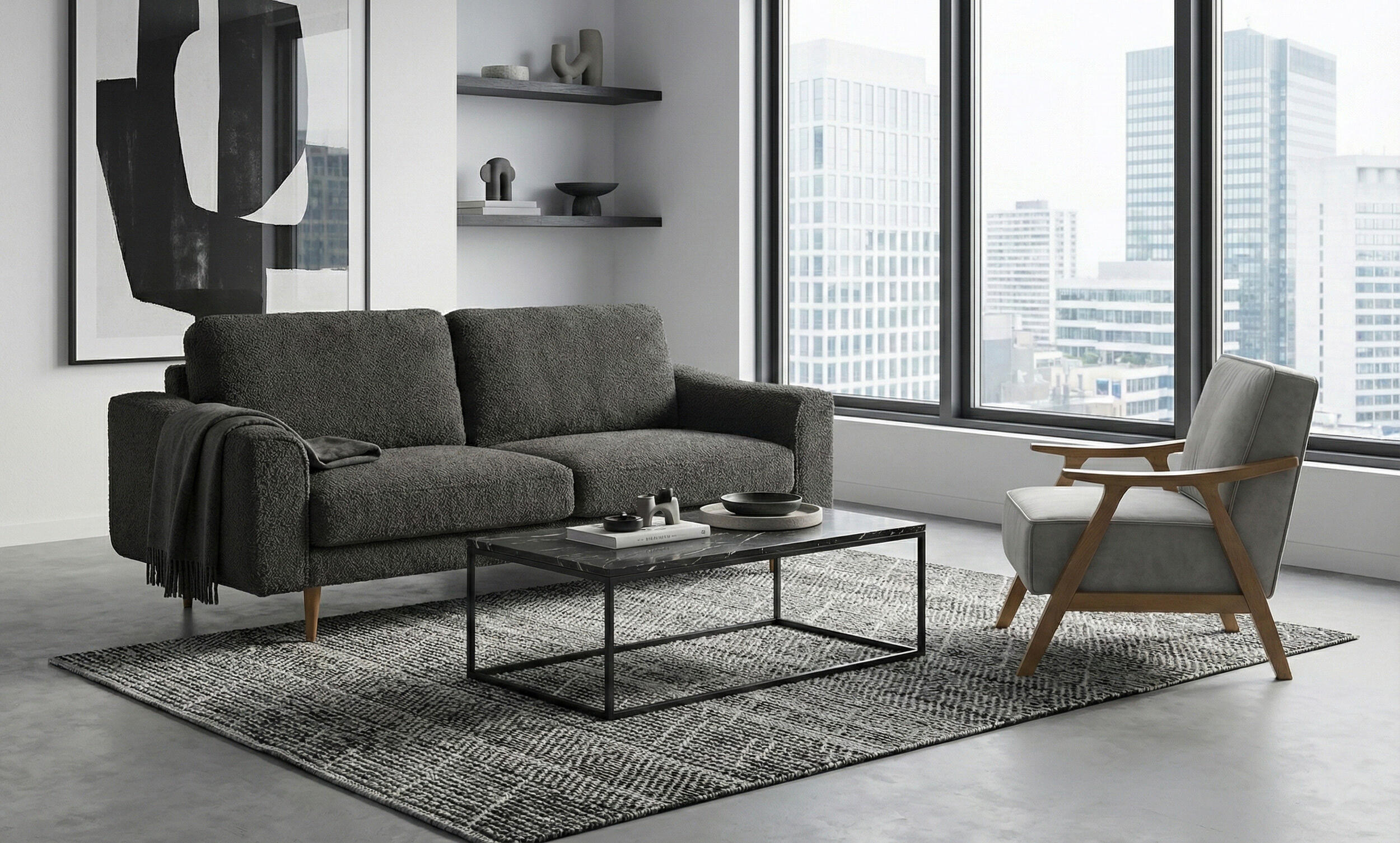 Lotus Üçlü Koltuk ve Mono Berjer Takım 