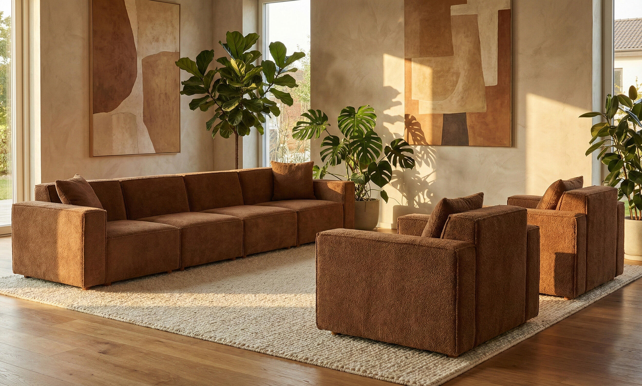 Asana Dört Tekli Koltuk ve İki Tekli Koltuk Takım