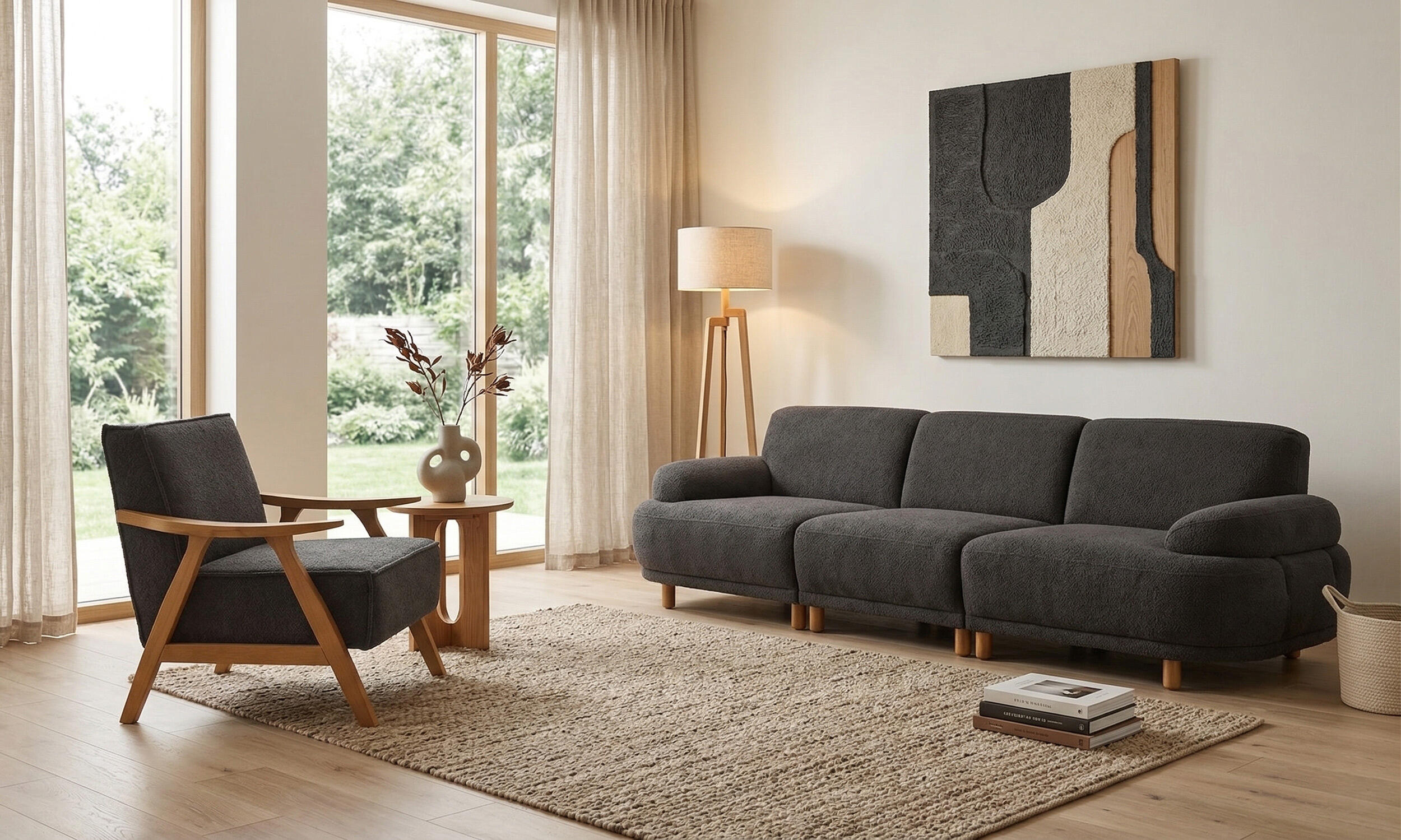 Sora Üçlü Large Koltuk + Mono Berjer Takım