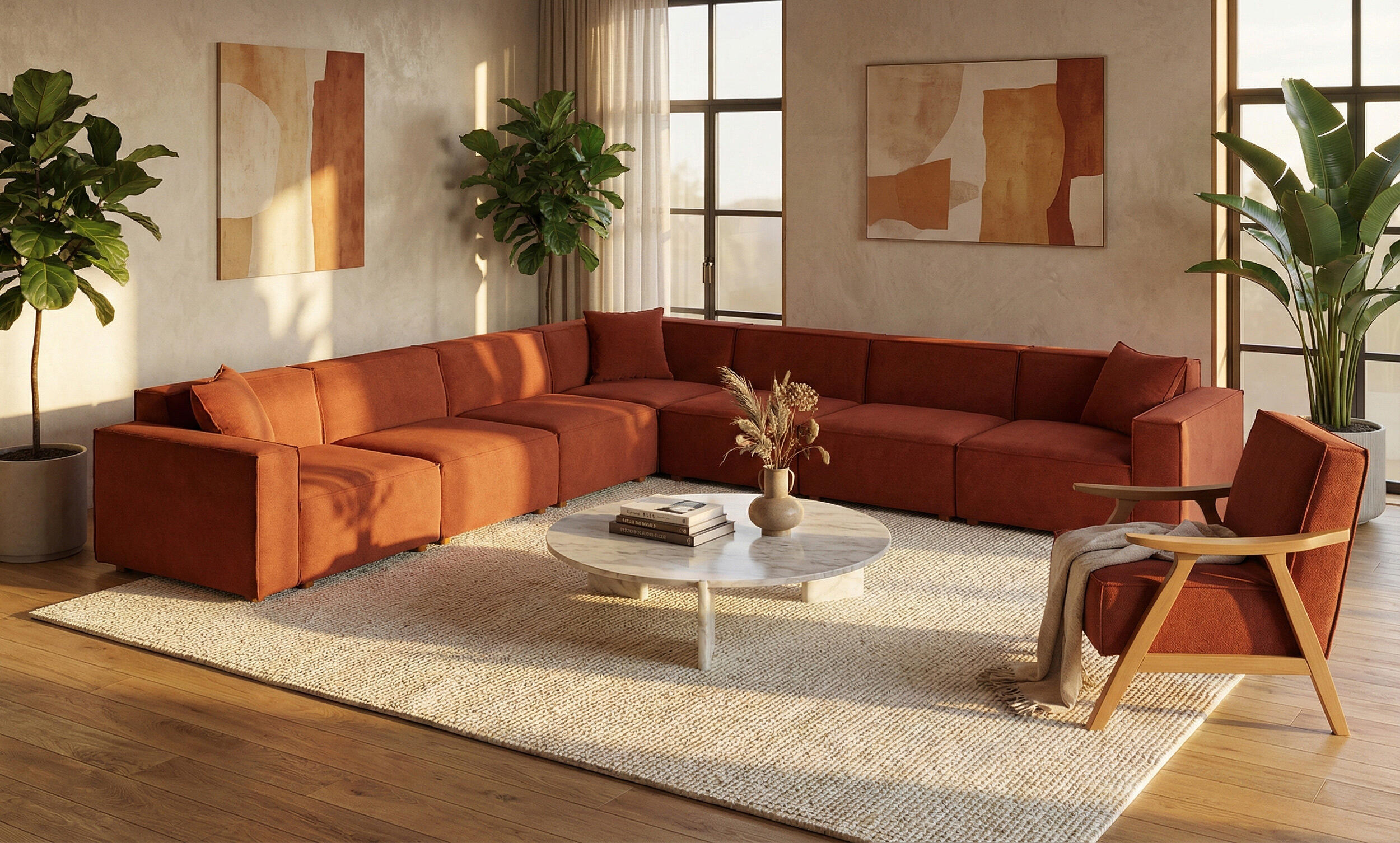 Asana Altı Tekli Köşe ve Mono Berjer Takım