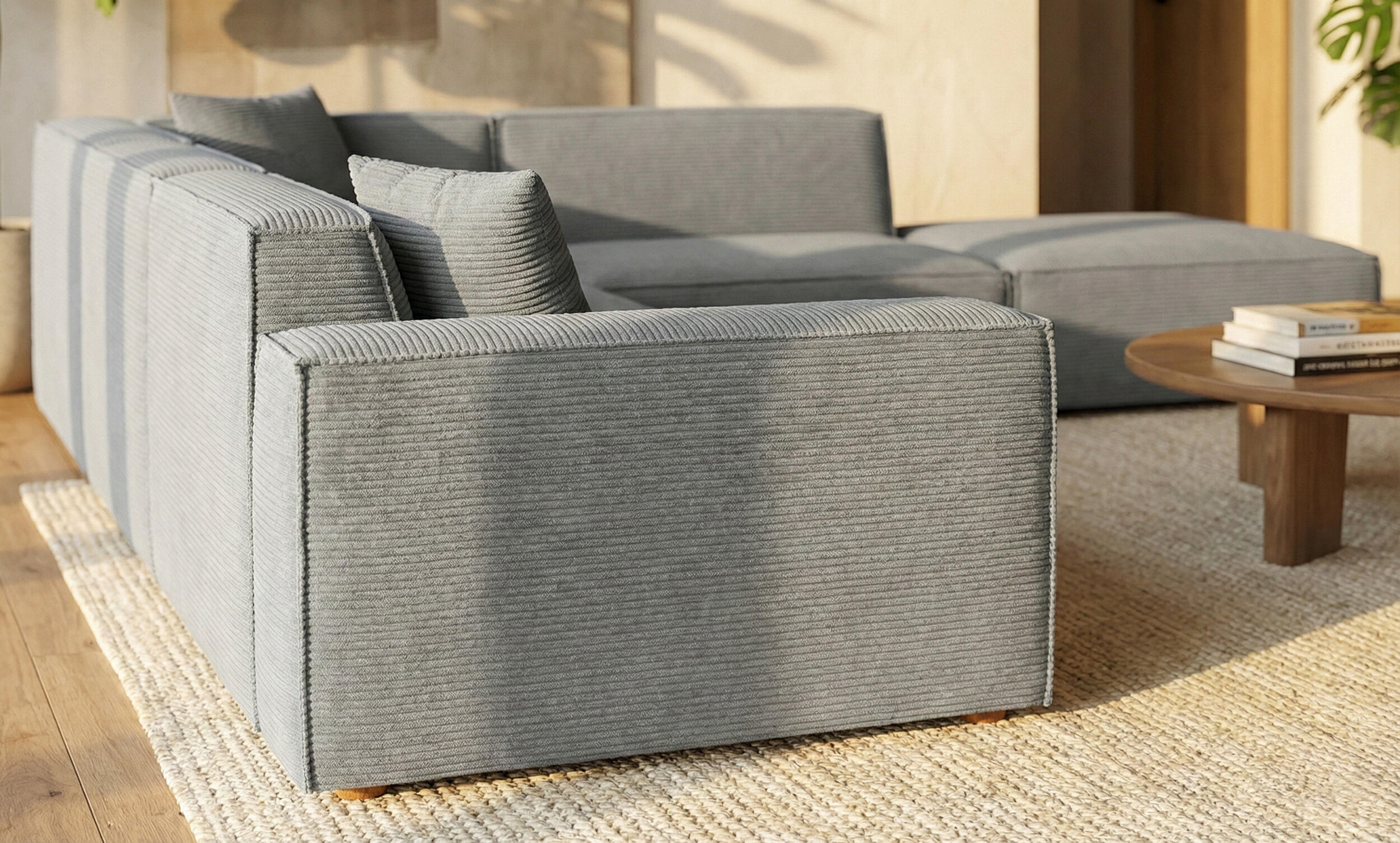 Asana Üç Tekli Köşe + Puf ve Tekli Koltuk Takım-thumb-2