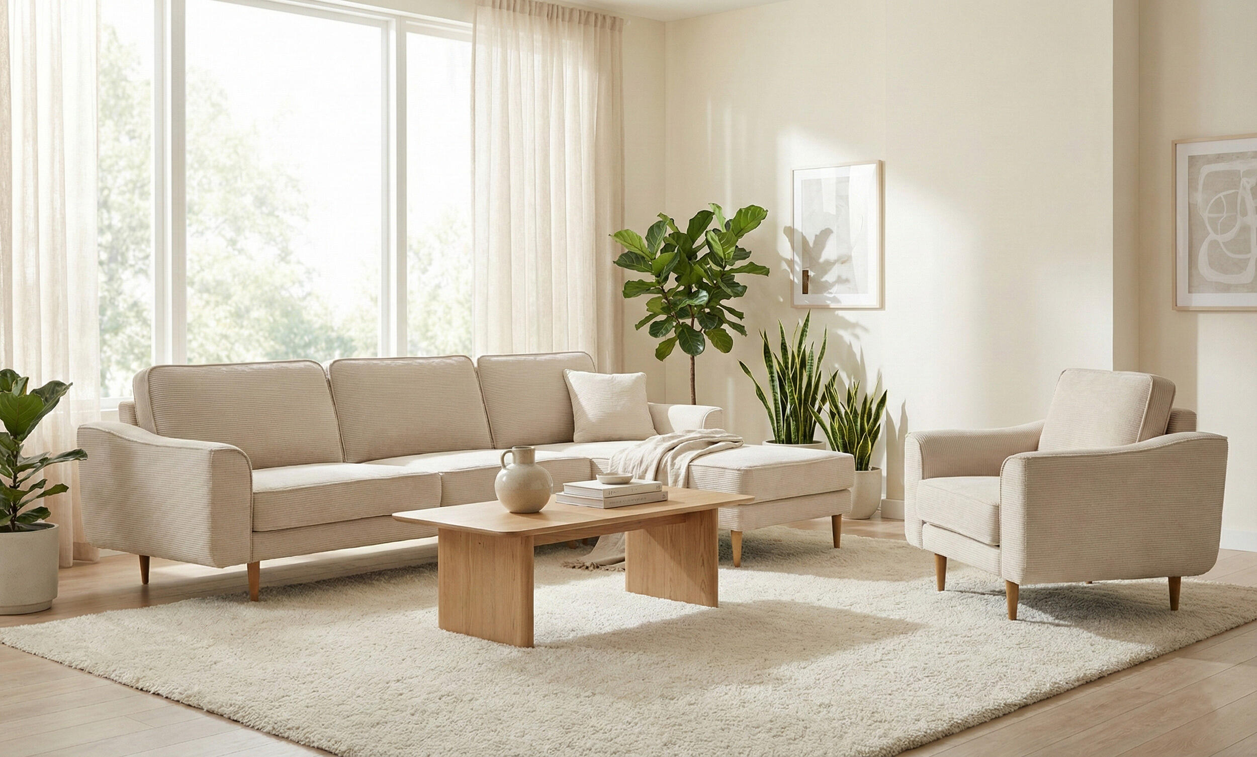 Lotus Üçlü Uzanmalı ve Tekli Koltuk Takım