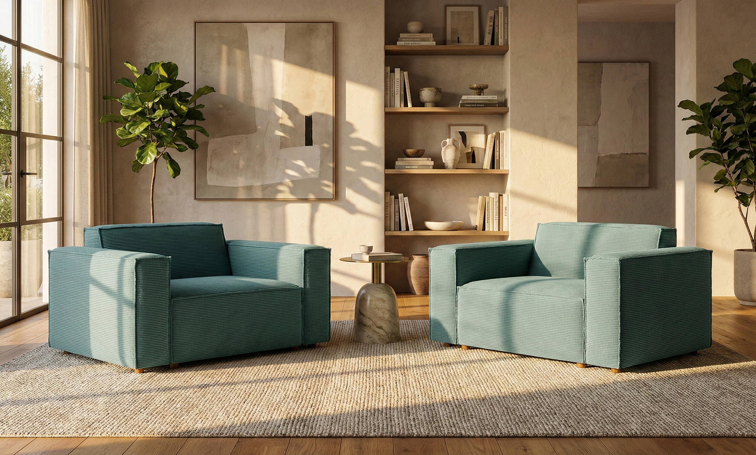 Asana İki Tekli Koltuk Takım