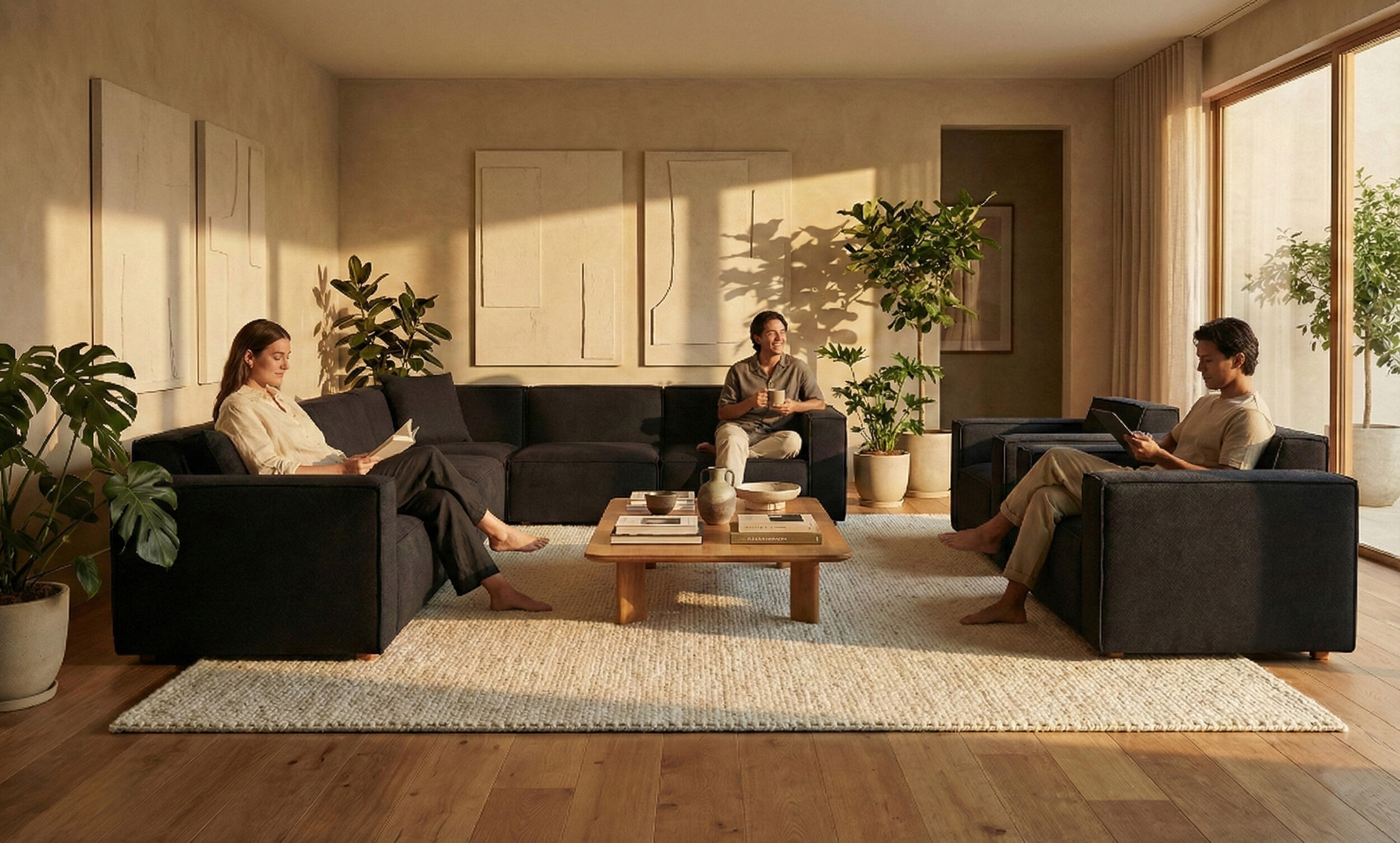 Asana Beş Tekli Köşe ve İki Tekli Koltuk Takım-thumb-3