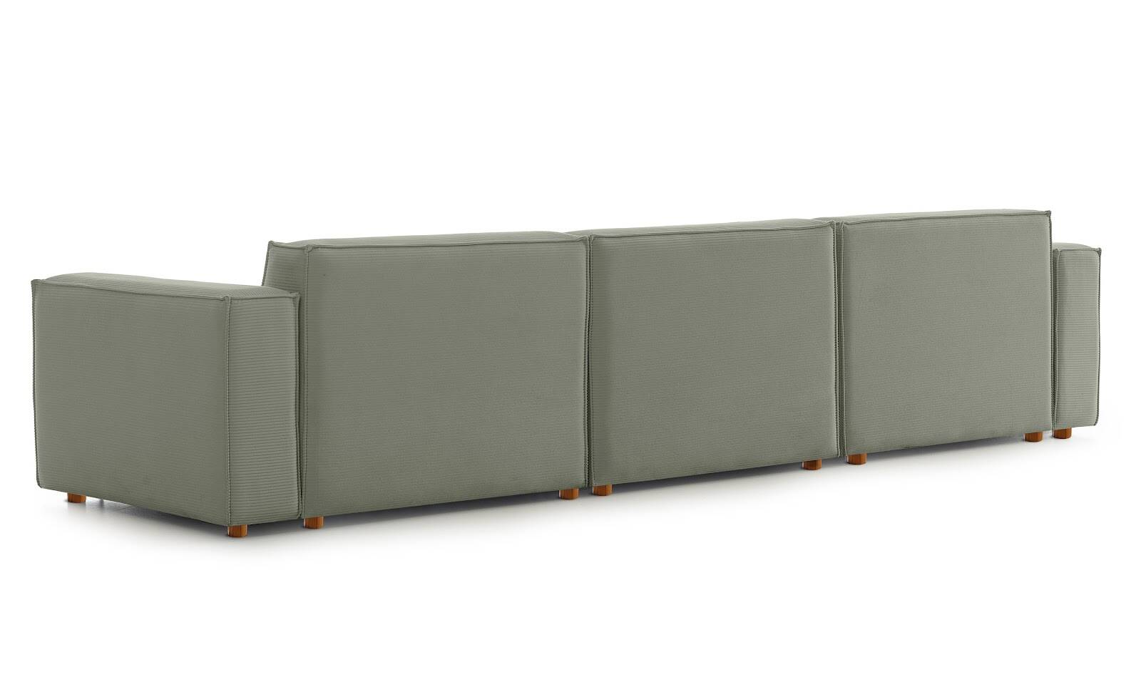 Asana 3 Tekli Fitilli Kadife Su Yeşili - 5