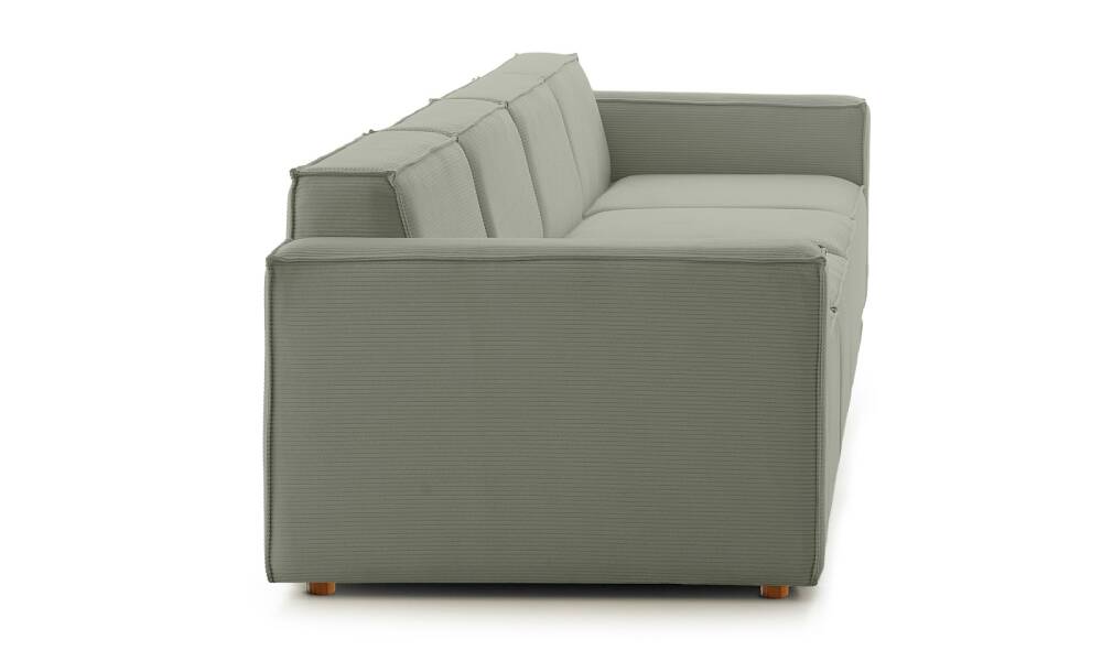 Asana 3 Tekli Fitilli Kadife Su Yeşili - 6