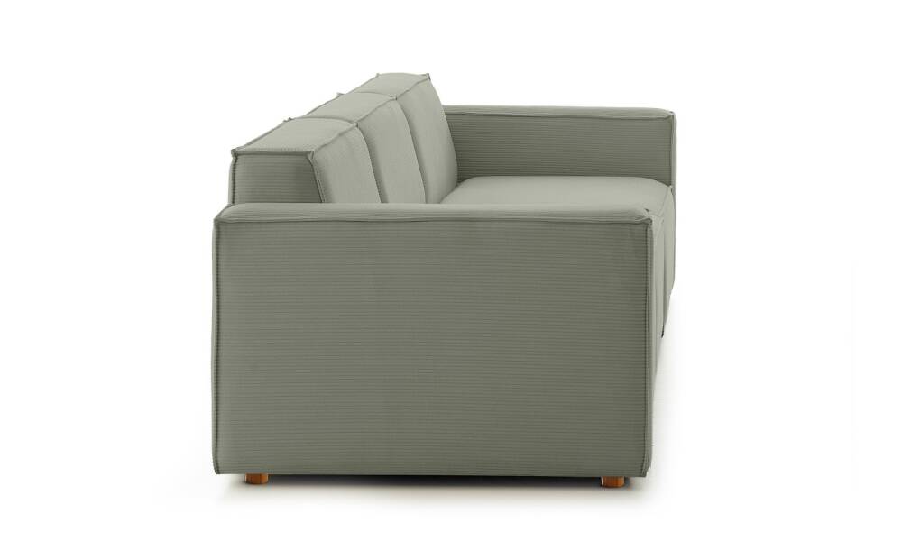 Asana 3 Tekli Fitilli Kadife Su Yeşili - 7