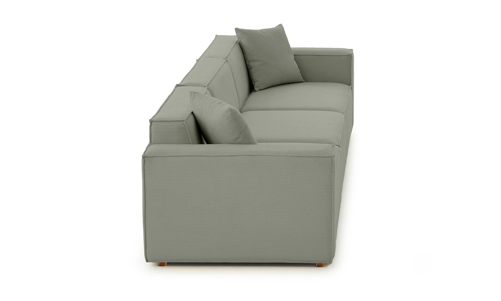 Asana 3 Tekli Fitilli Kadife Su Yeşili - 8