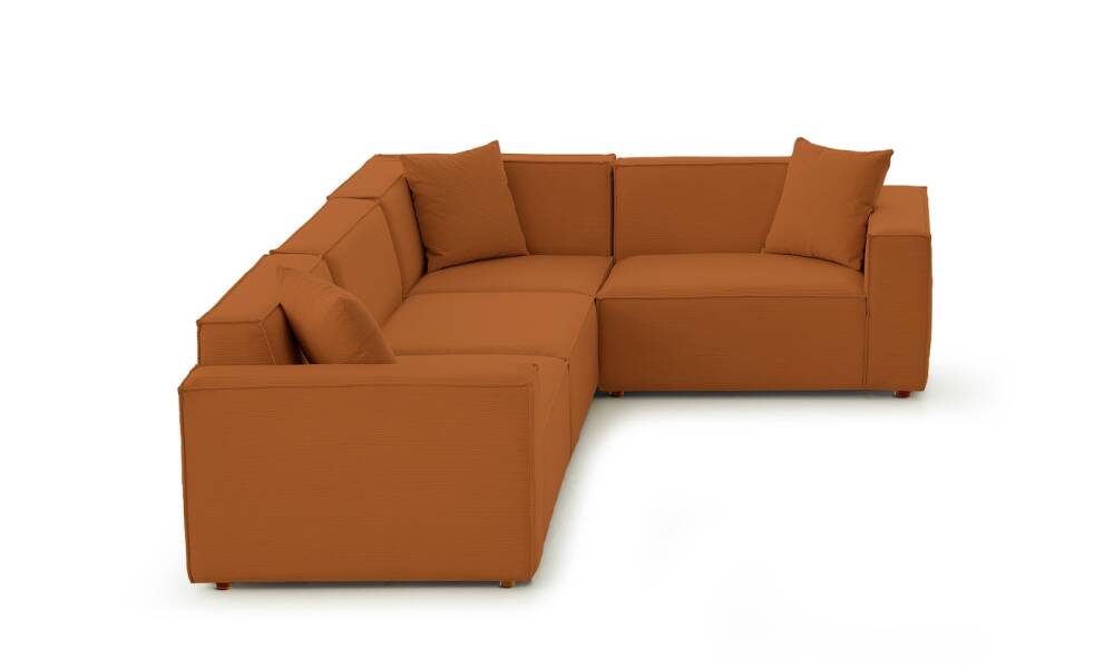 Asana 3 Tekli Köşe Fitilli Kadife Kiremit - 3