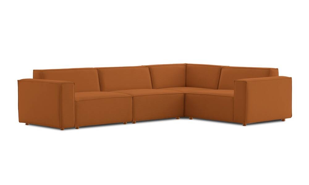 Asana 3 Tekli Köşe Fitilli Kadife Kiremit - 6