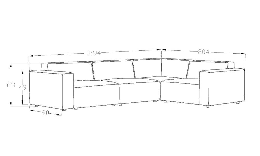 Asana 3 Tekli Köşe Fitilli Kadife Su Yeşili - 8