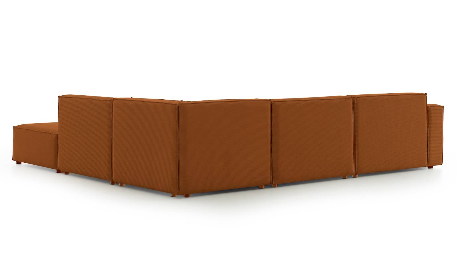 Asana 3 Tekli Köşe Puf Fitilli Kadife Kiremit - 6