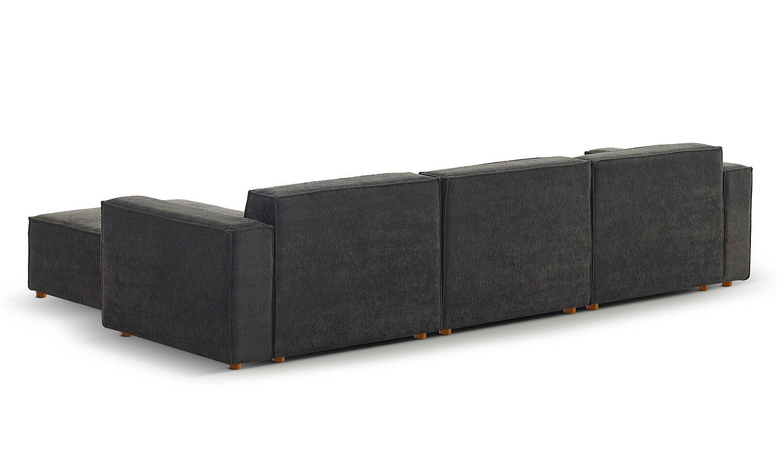 Asana 3 Tekli Puf Bukle Antrasit - 5