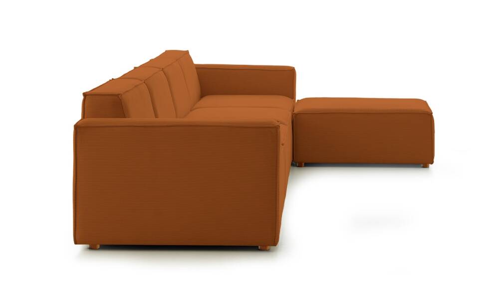 Asana 3 Tekli Puf Fitilli Kadife Kiremit - 5