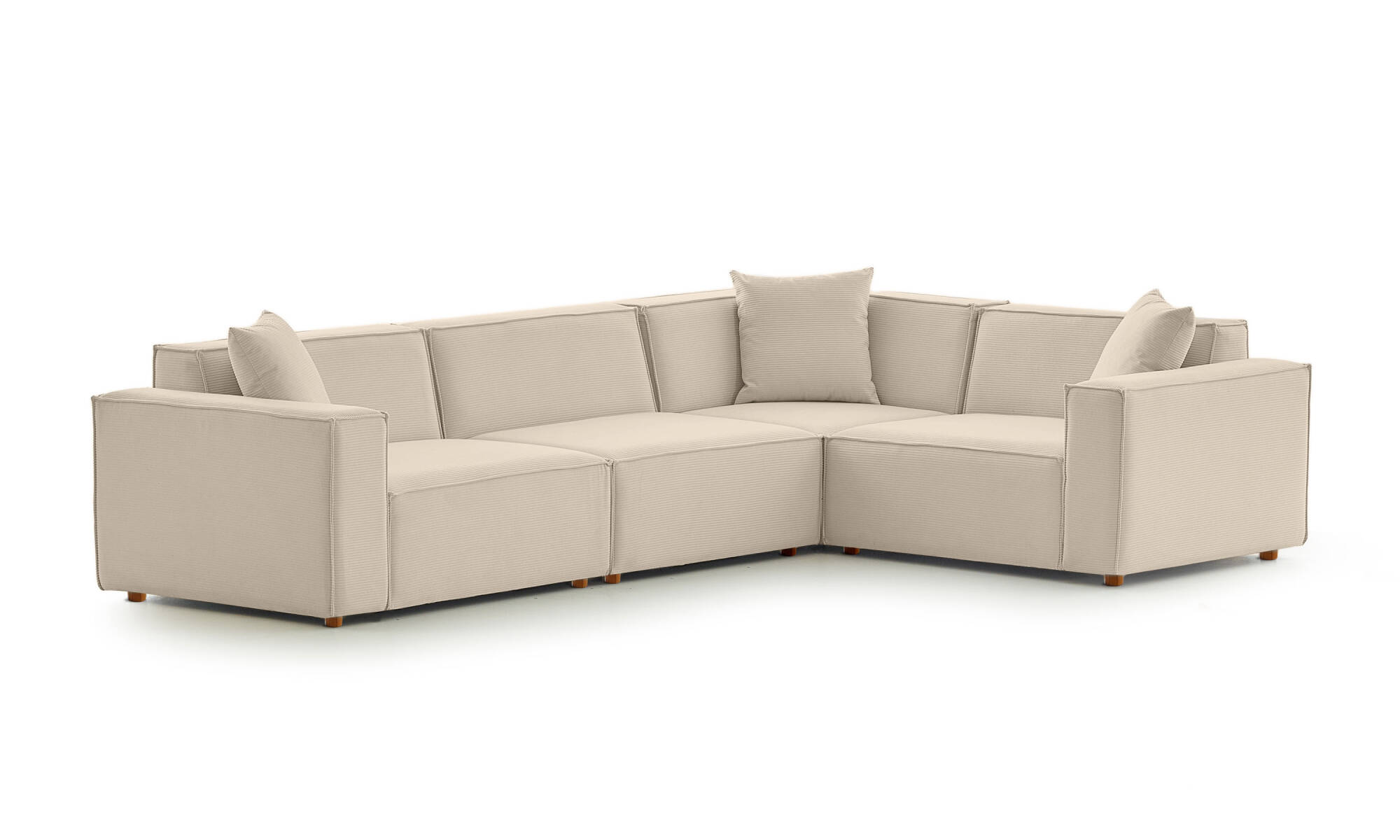 Asana 3TekliKose FitilliKadife Vizon - 1