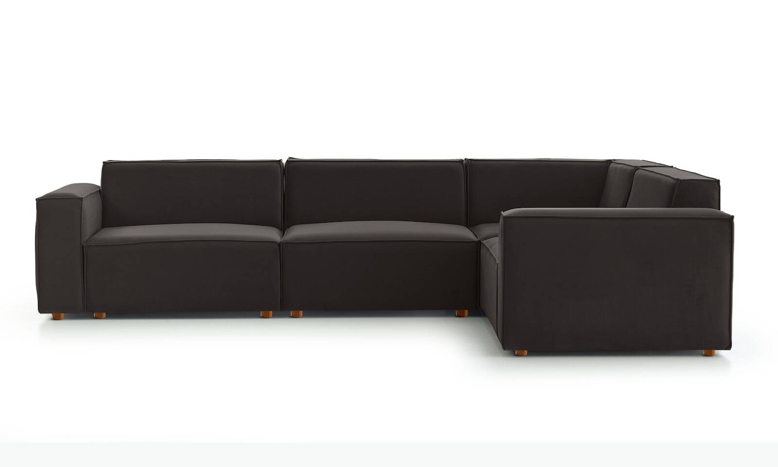 Asana 3TekliKose Kadife Antrasit - 2