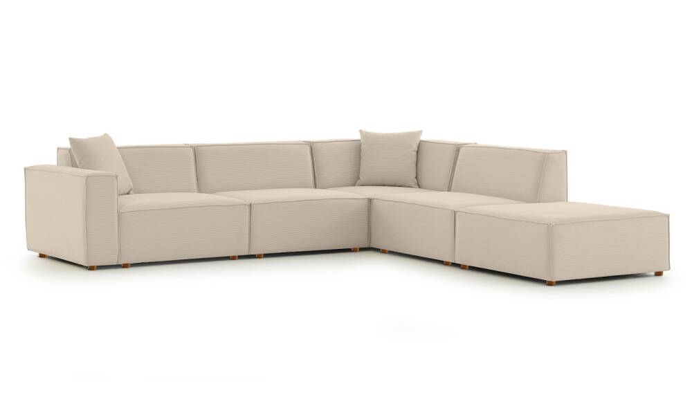 Asana 3TekliKosePuf FitilliKadife Vizon (1)