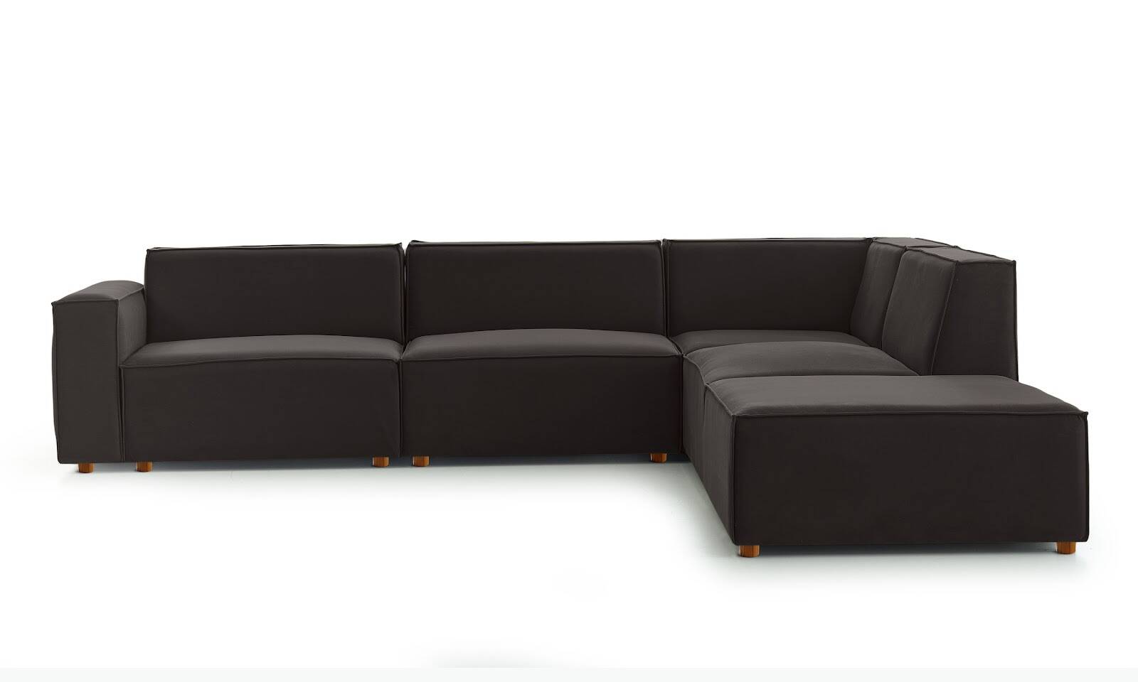 Asana 3TekliKosePuf Kadife Antrasit - 3