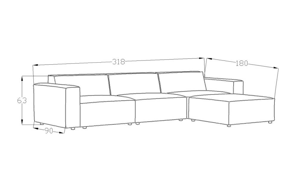 Asana 3 Tekli Puf - 5