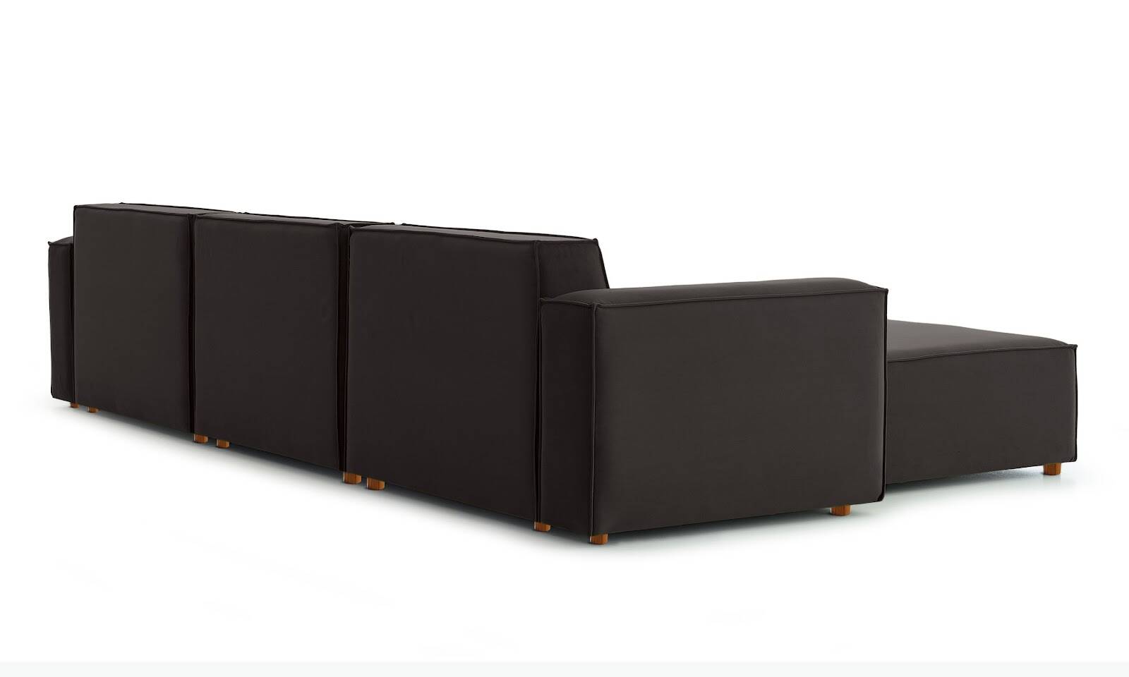 Asana 3TekliPuf Kadife Antrasit - 3