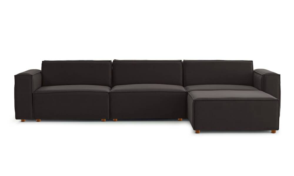 Asana 3TekliPuf Kadife Antrasit