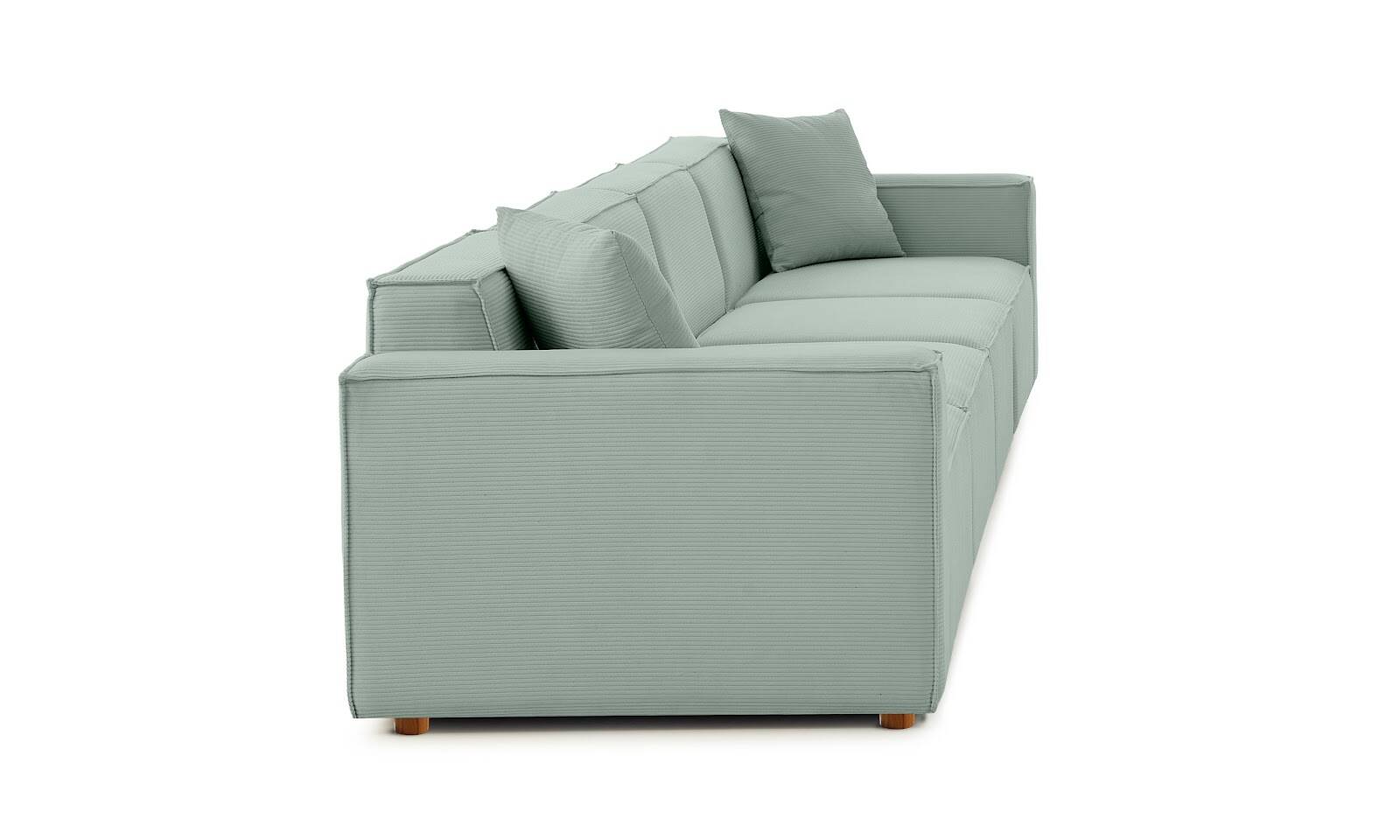 Asana 4 Tekli Fitilli Kadife Pastel Mavi - 8