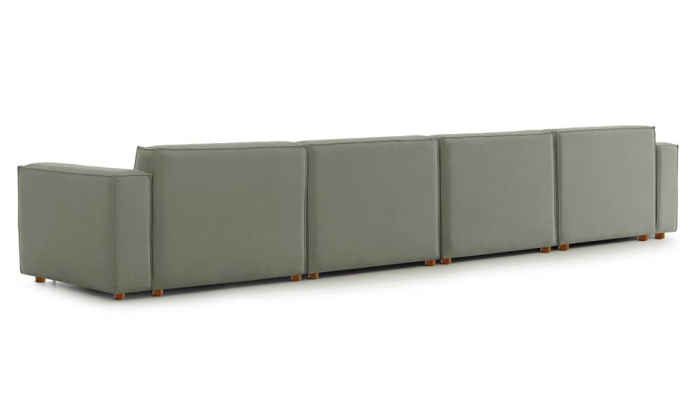 Asana 4 Tekli Fitilli Kadife Su Yeşili - 7