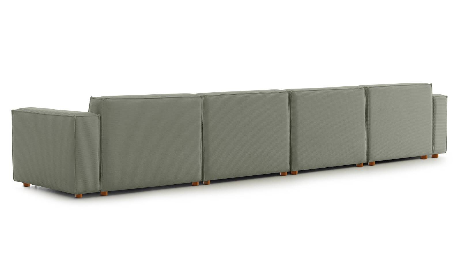 Asana 4 Tekli Fitilli Kadife Su Yeşili - 7