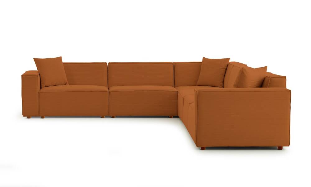 Asana 4 Tekli Köşe Fitilli Kadife Kiremit - 3