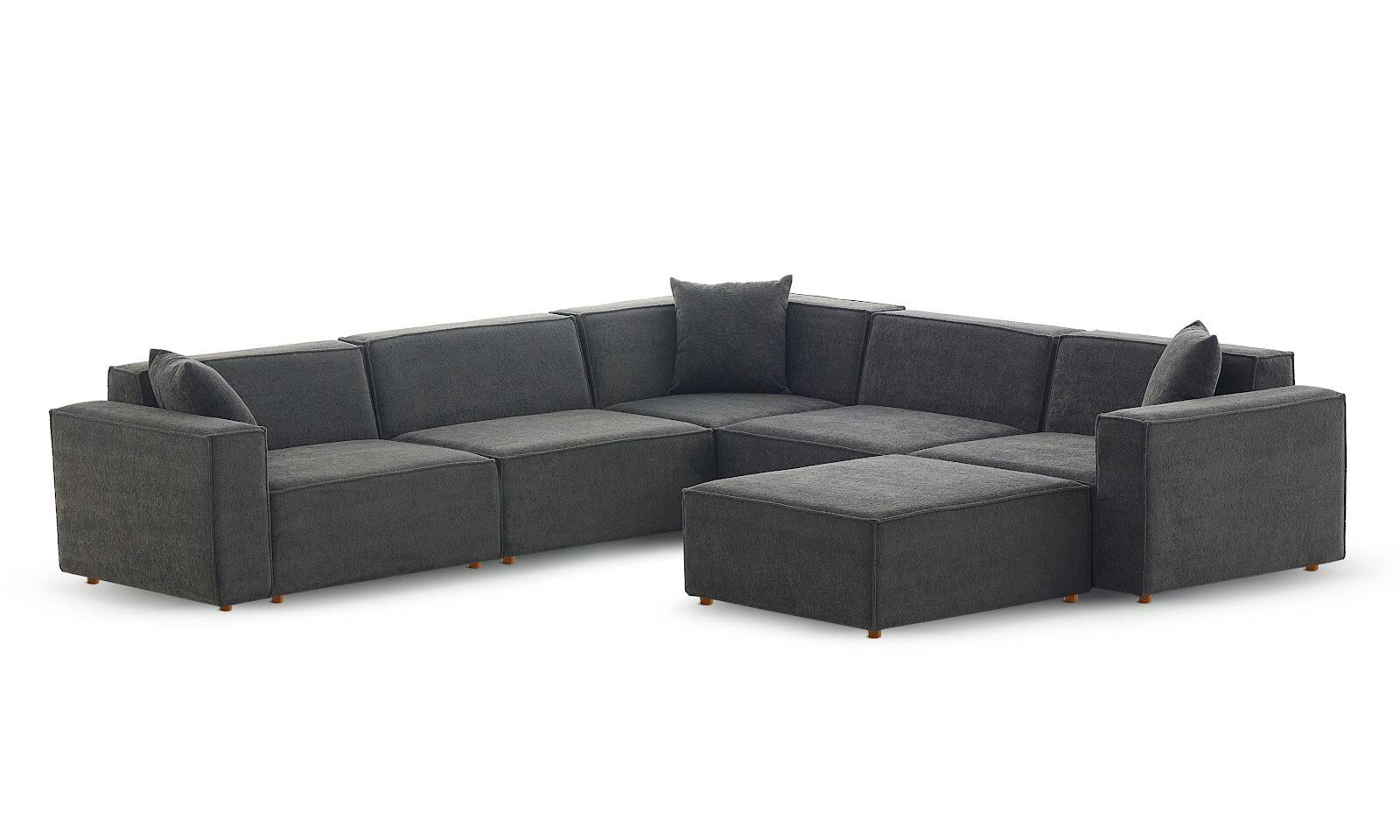 Asana 4 Tekli Köşe Puf - 1