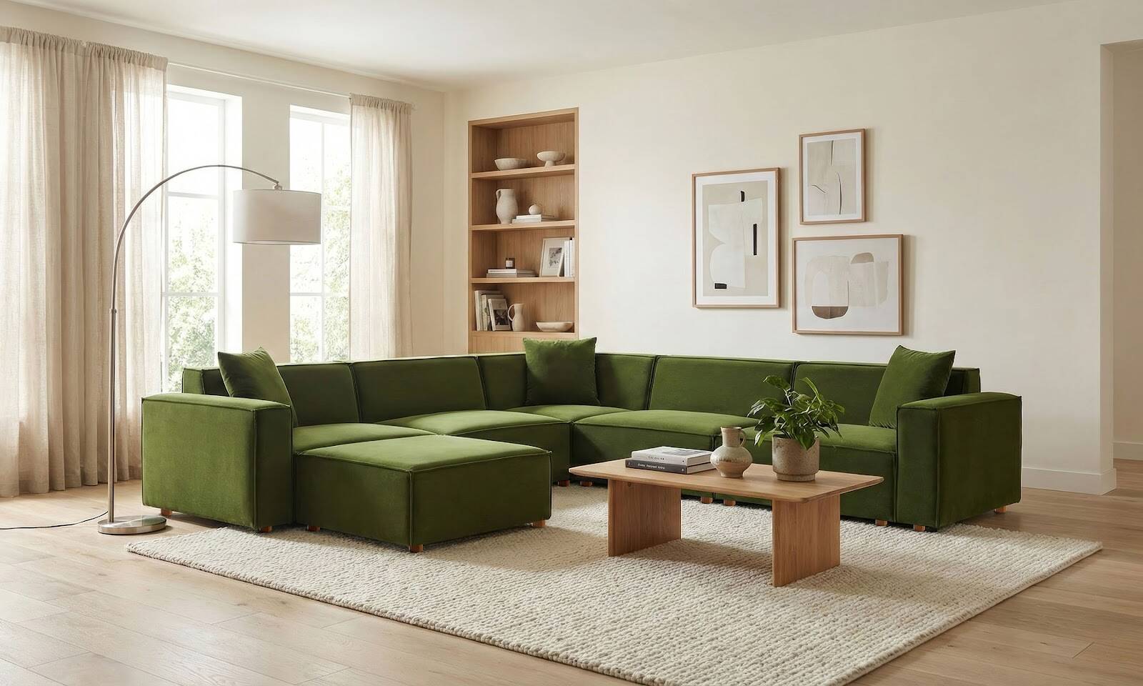 Asana 4 Tekli Köşe Puf - 2