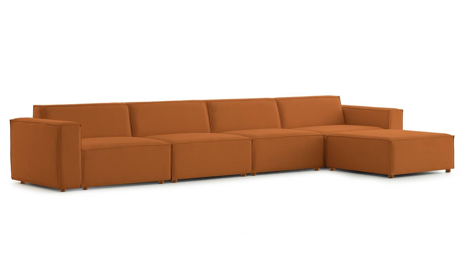 Asana 4 Tekli Puf Fitilli Kadife Kiremit - 5