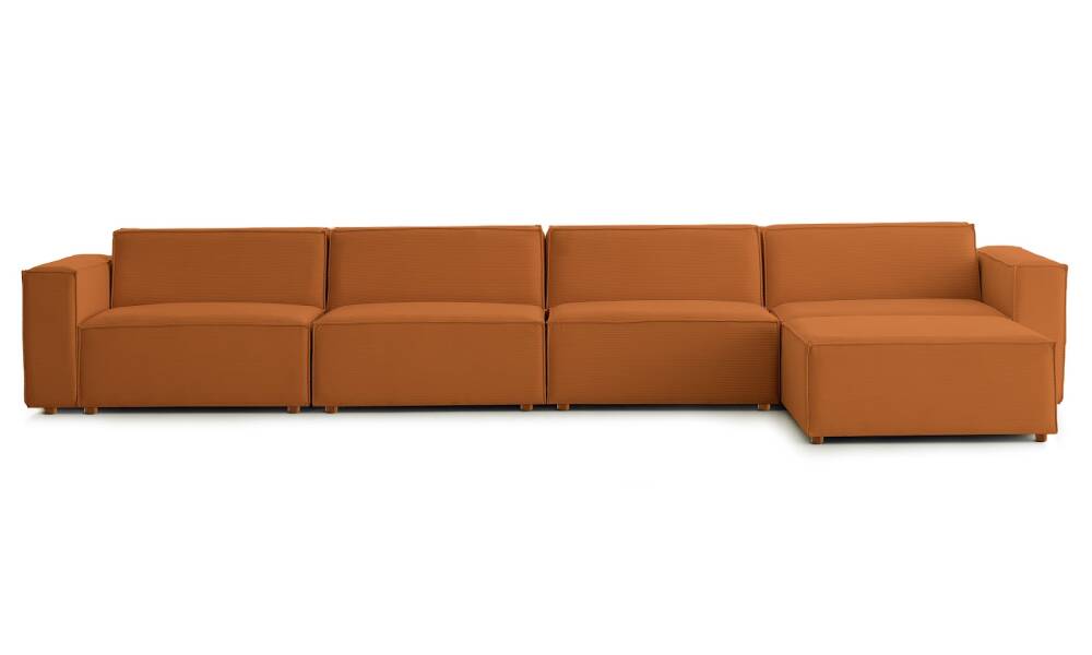 Asana 4 Tekli Puf Fitilli Kadife Kiremit