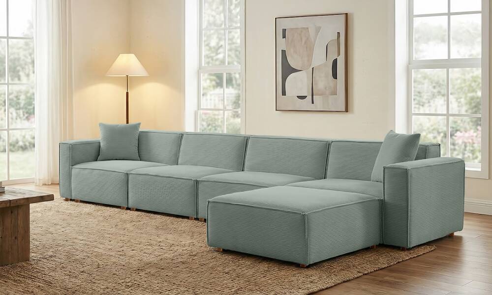 Asana 4 Tekli Puf Fitilli Kadife Pastel Mavi (1)