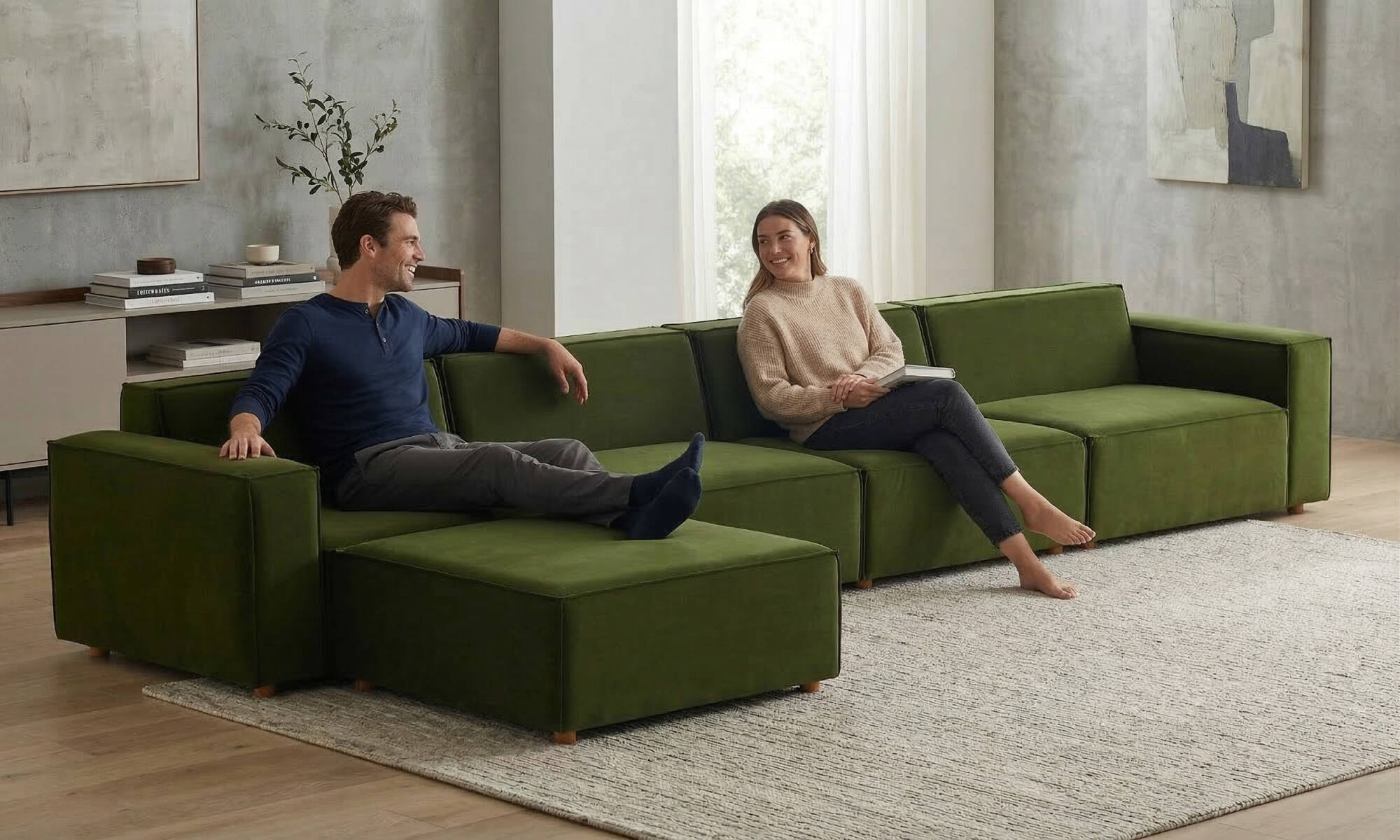 Asana 4 Tekli Puf - 2