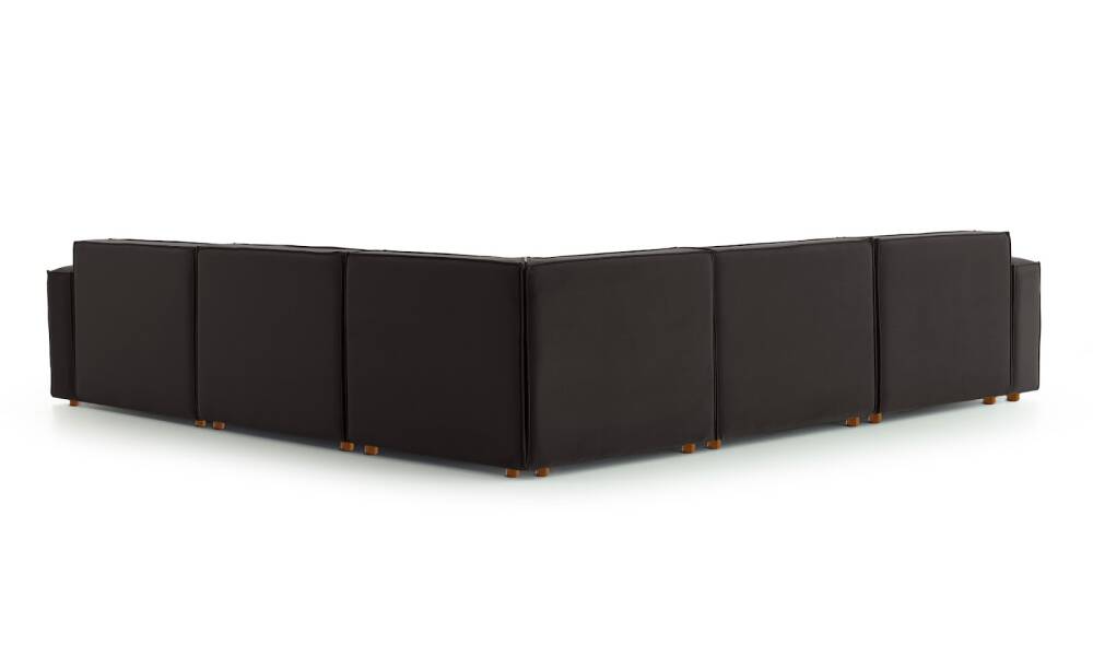 Asana 4TekliKose Kadife Antrasit - 3