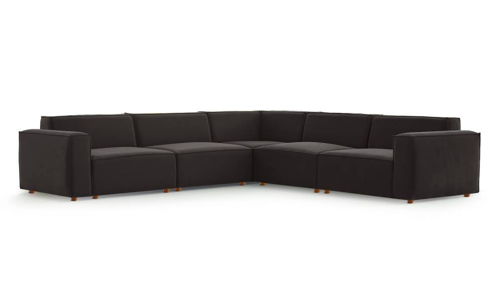 Asana 4TekliKose Kadife Antrasit