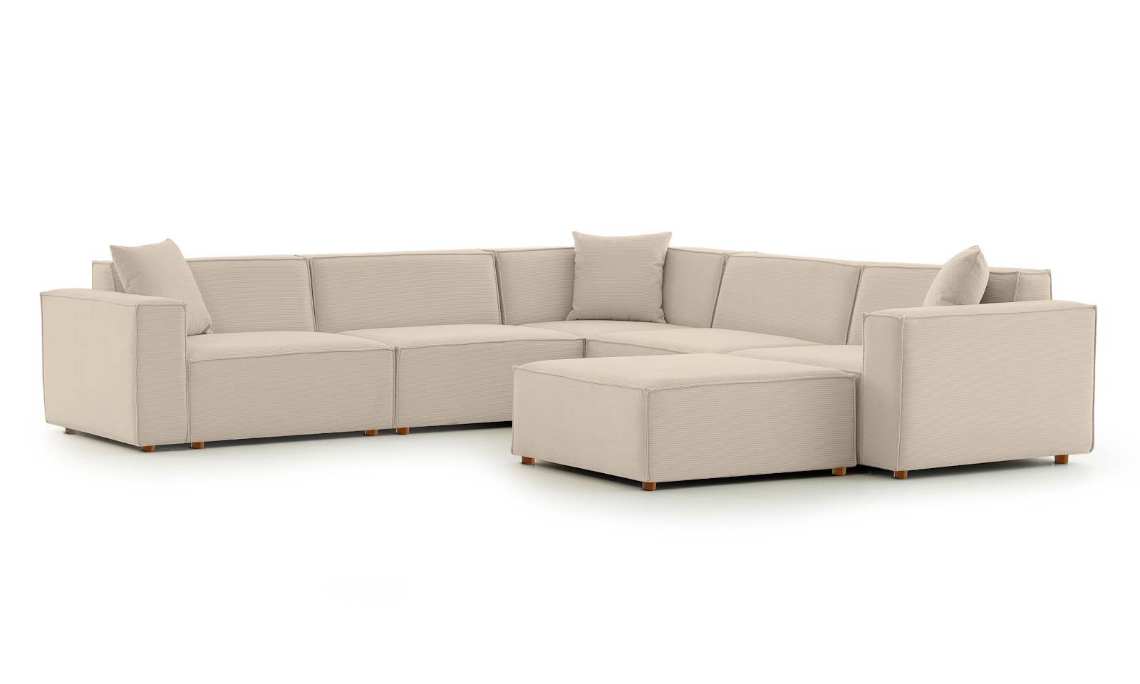 Asana 4 Tekli Köşe Puf - 1