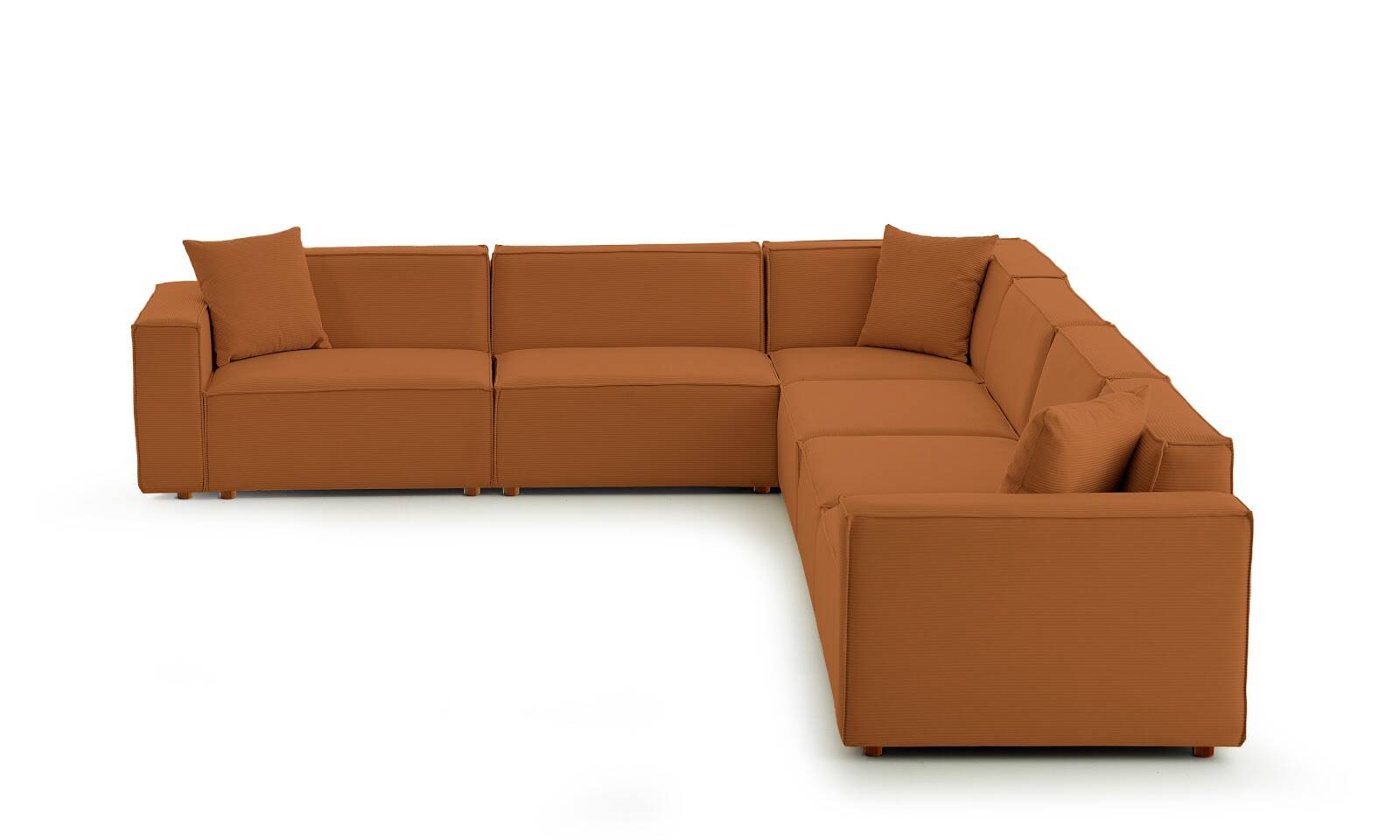 Asana 5 Tekli Köşe Fitilli Kadife Kiremit - 3