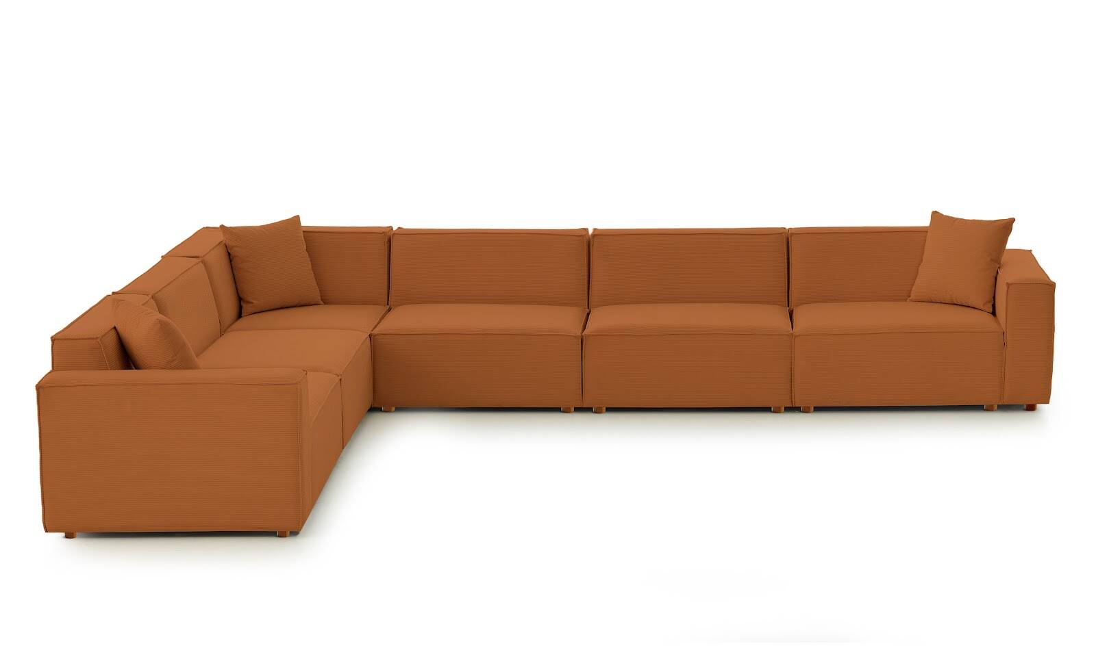 Asana 5 Tekli Köşe Fitilli Kadife Kiremit - 4