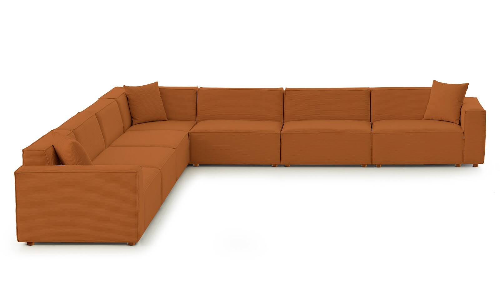 Asana 6 Tekli Köşe Fitilli Kadife Kiremit - 3