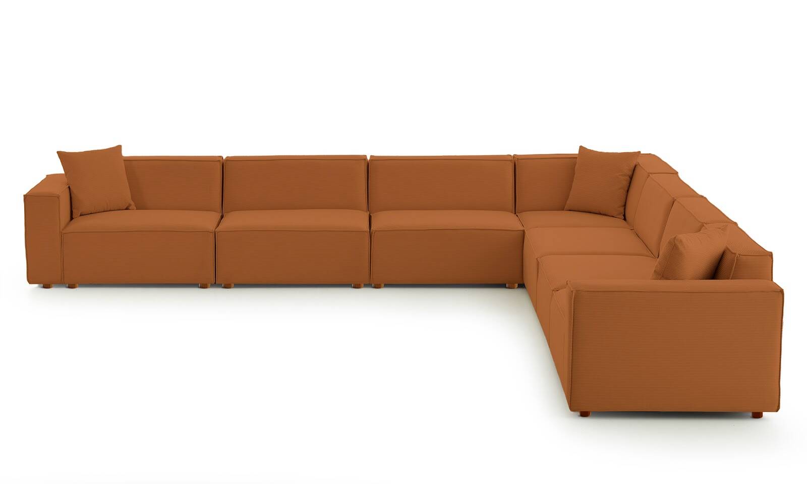 Asana 6 Tekli Köşe Fitilli Kadife Kiremit - 4