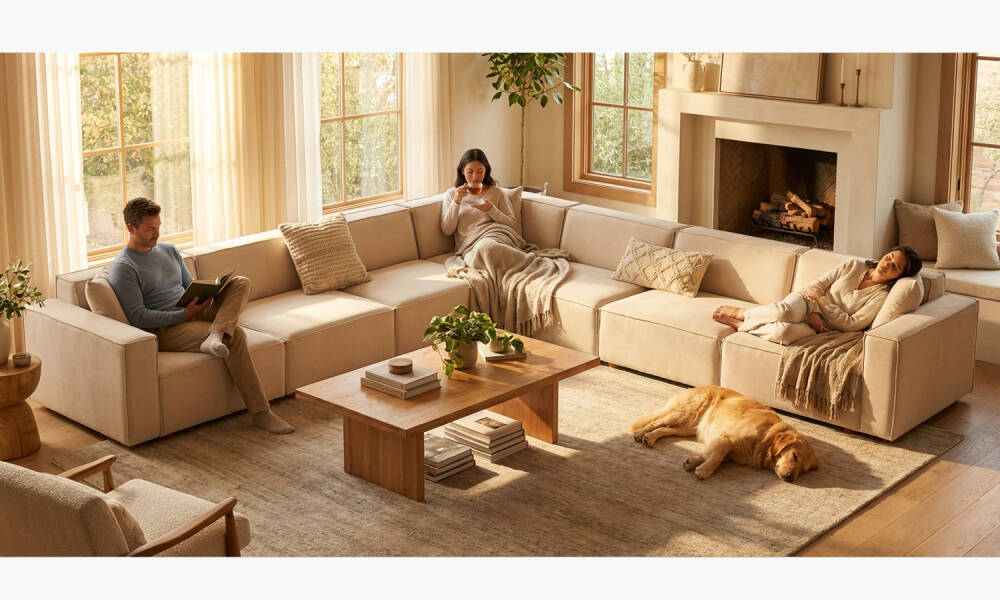 Asana 6 Tekli Köşe Fitilli Kadife Krem (1)