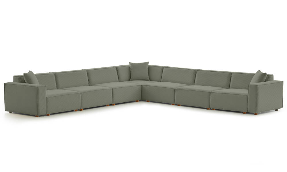 Asana Altı Tekli Köşe Koltuk Takım Ürünü  - 5