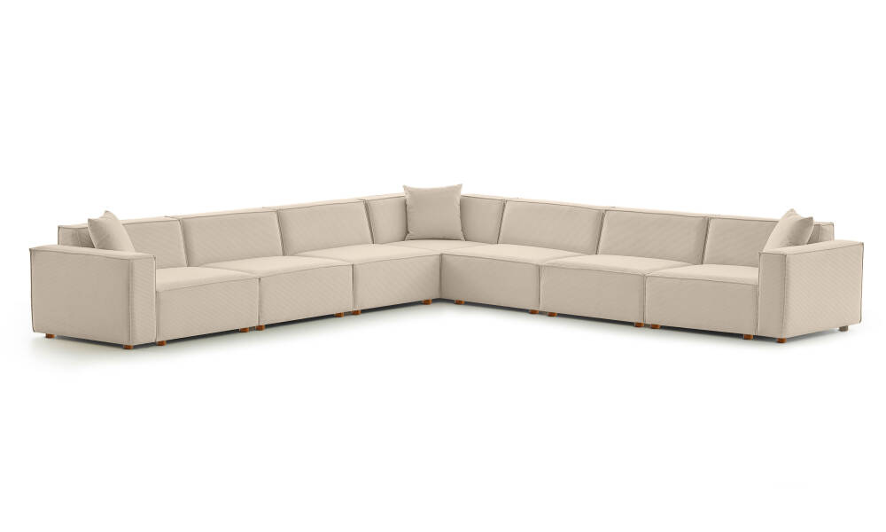 Asana Altı Tekli Köşe Koltuk Takım Ürünü  - 7