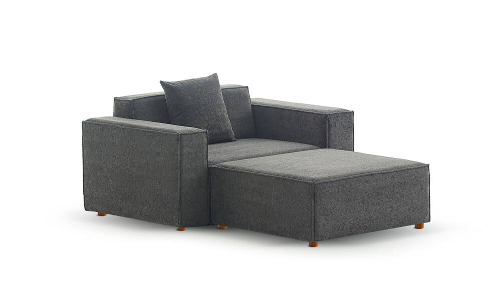 Asana Tekli ve Puf - Bukle