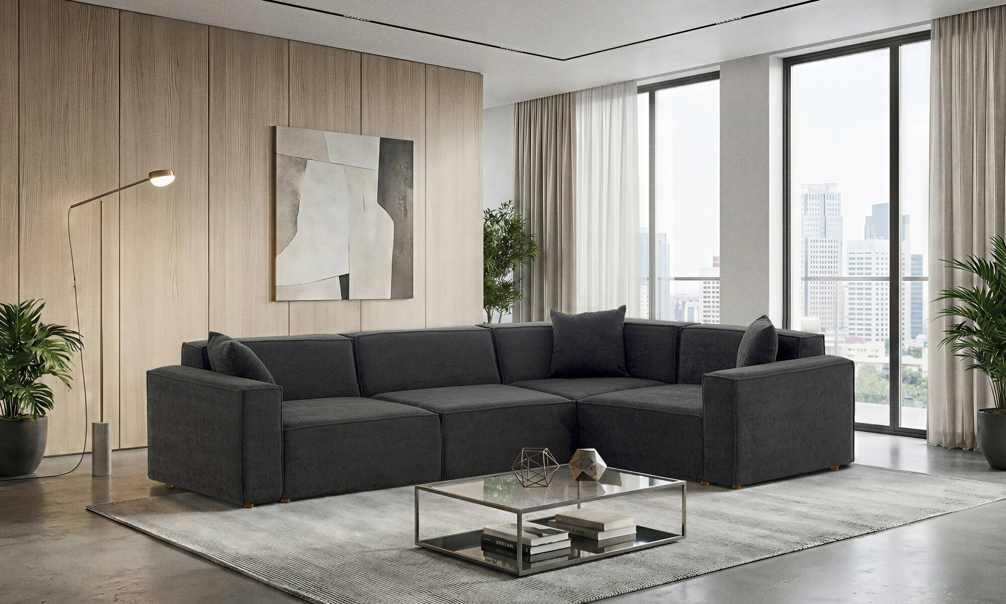 Asana 3 Tekli Köşe - Bukle - 2