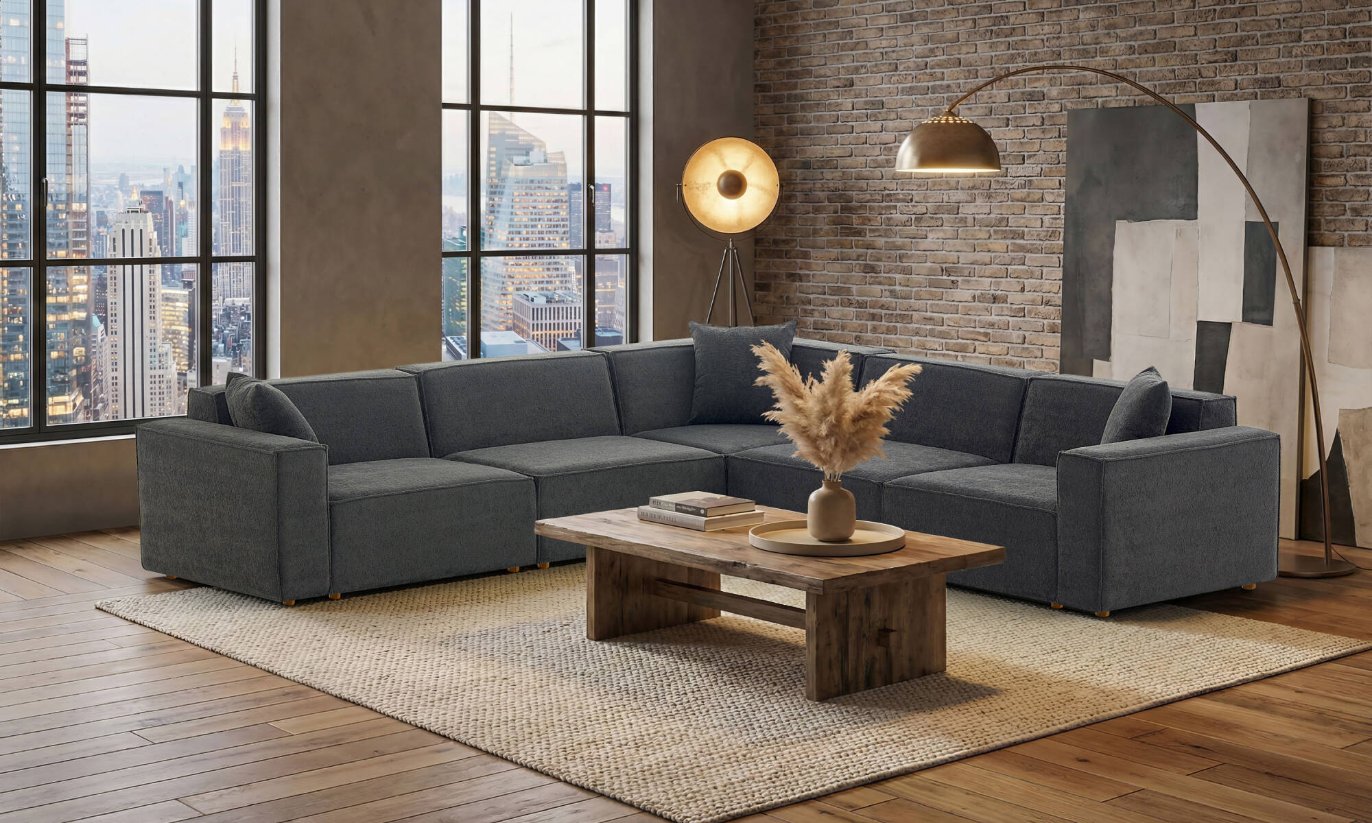 Asana 4 Tekli Köşe - Bukle - 2